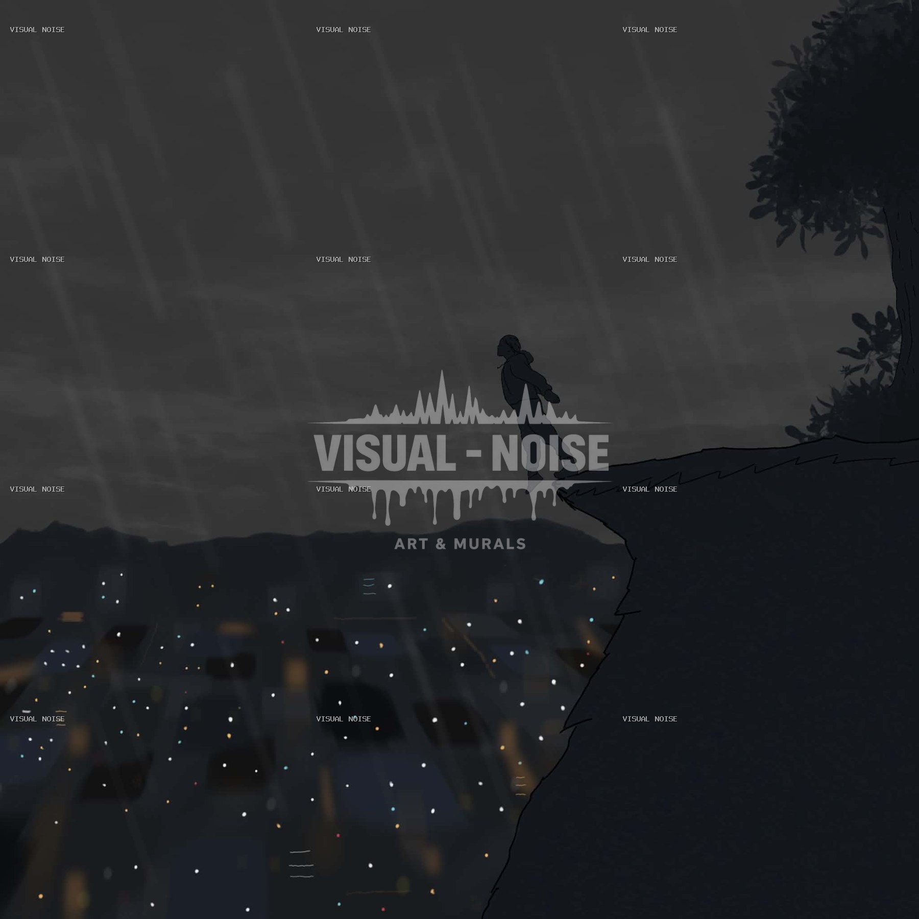 Off The Edge — Visual Noise artwork